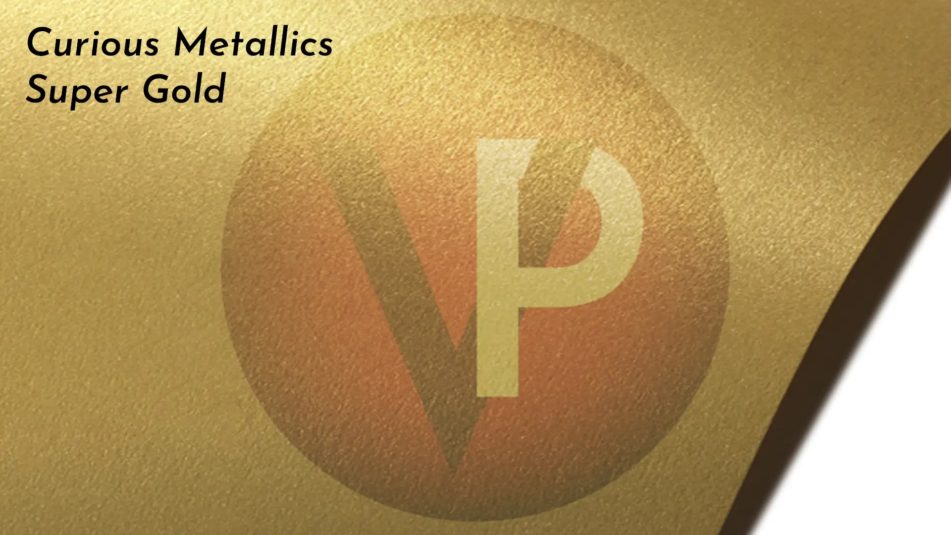 Carton Curious Metallics Super Gold pentru cărți de vizită - Vectorial Print