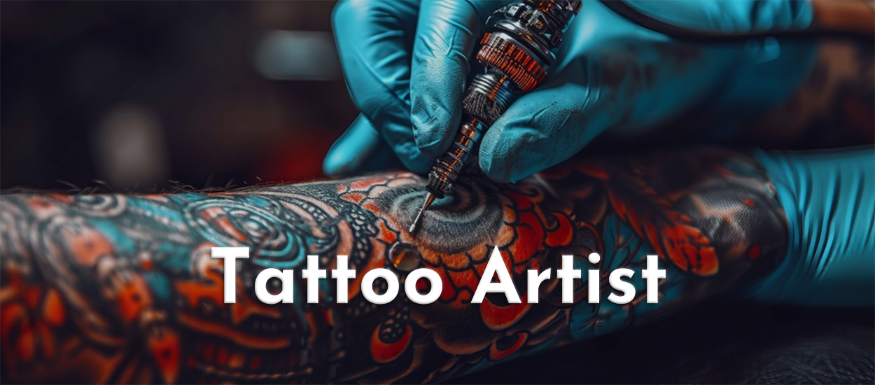Modele de Cărți de Vizită pentru Tattoo artiști - Vectorial Print