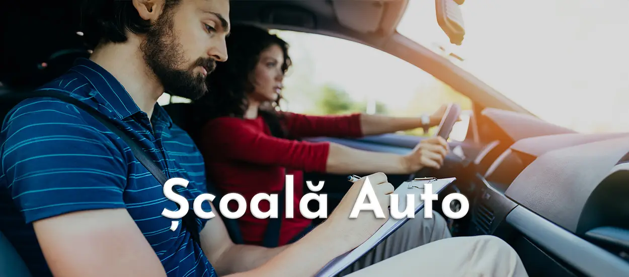Modele de Cărți de Vizită pentru Școală Auto - Vectorial Print