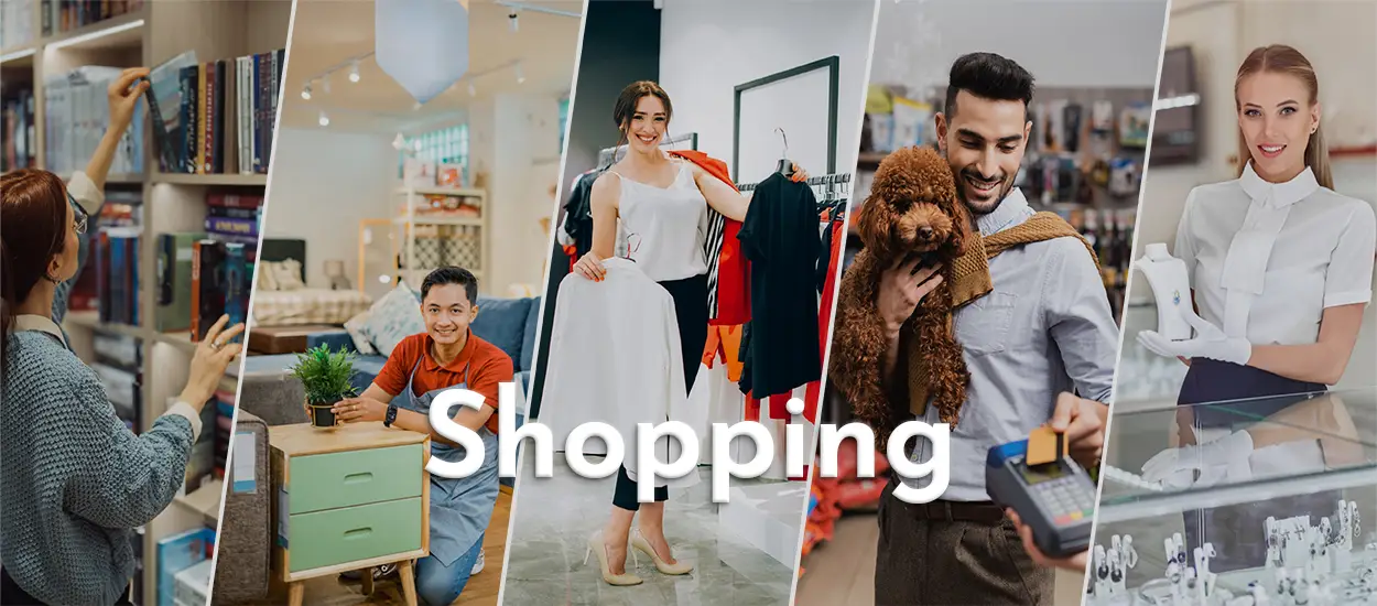 Modele de Cărți de Vizită pentru Shopping - Vectorial Print