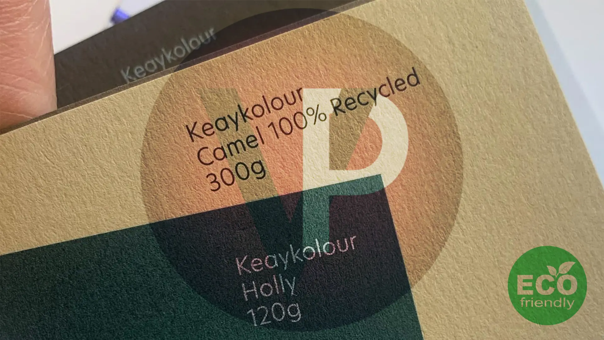 Carton kraft reciclat Keaykolour Camel pentru cărți de vizită - Vectorial Print