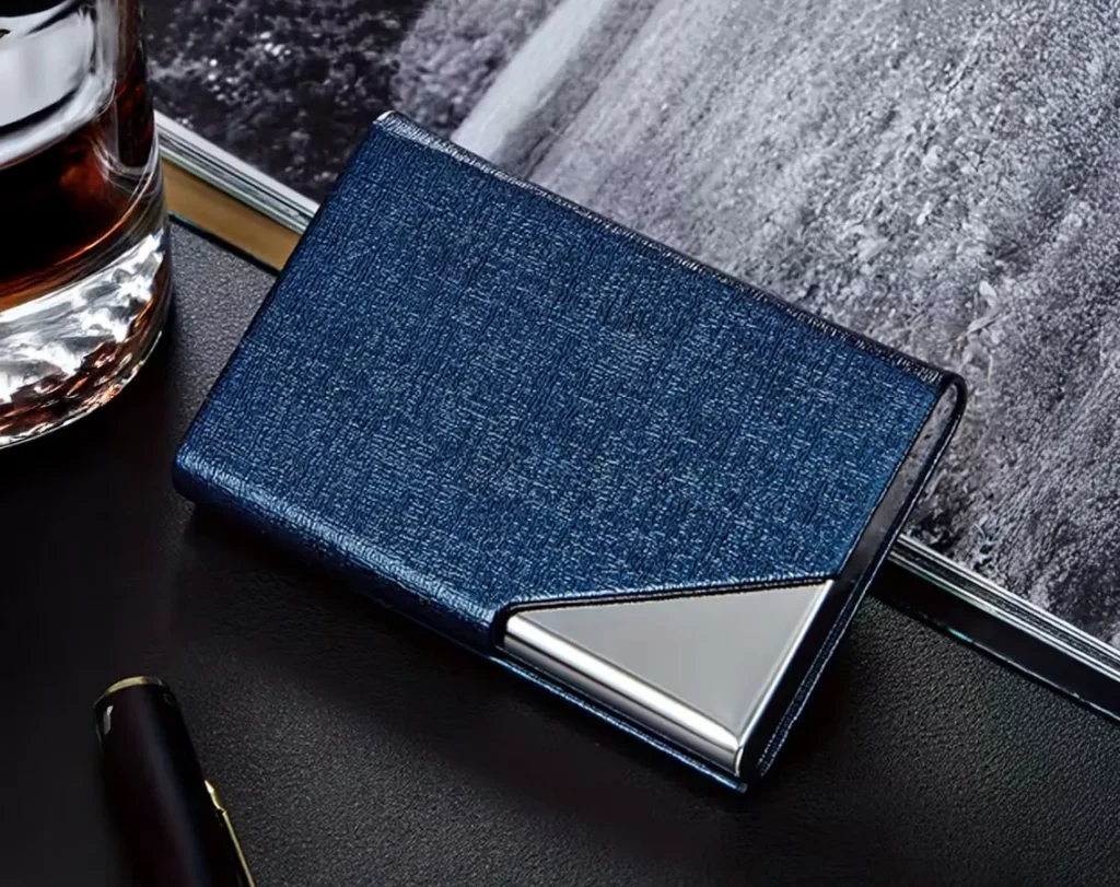 Portcard premium pentru cărți de vizită cu finisaj texturat