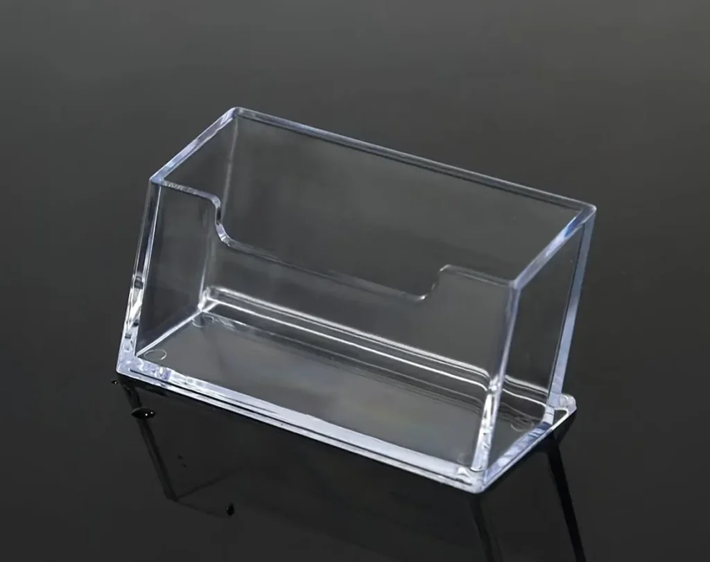 Suport transparent pentru cărți de vizită din plexiglas – Vectorial Print